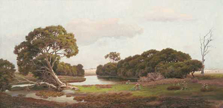 Swamp Lands, J. White, 1908 (AGSA Collection)
