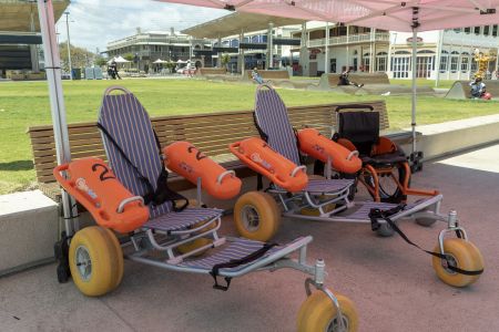 Accessible beach chair for hire