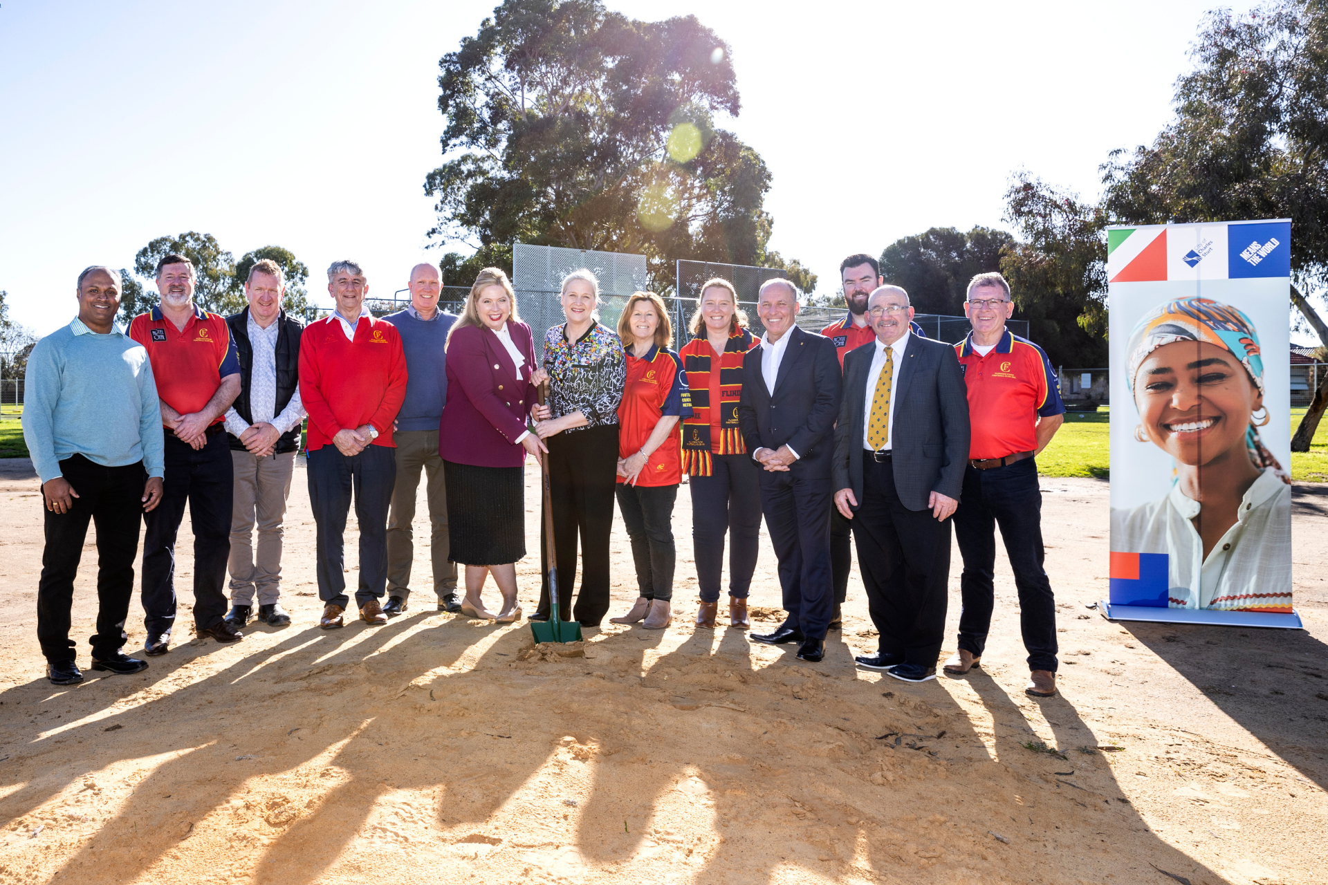 Flinders Park Football Club upgrade group