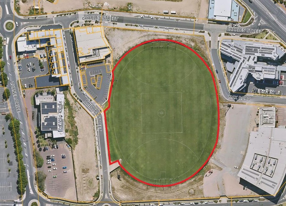 Football Park oval 
